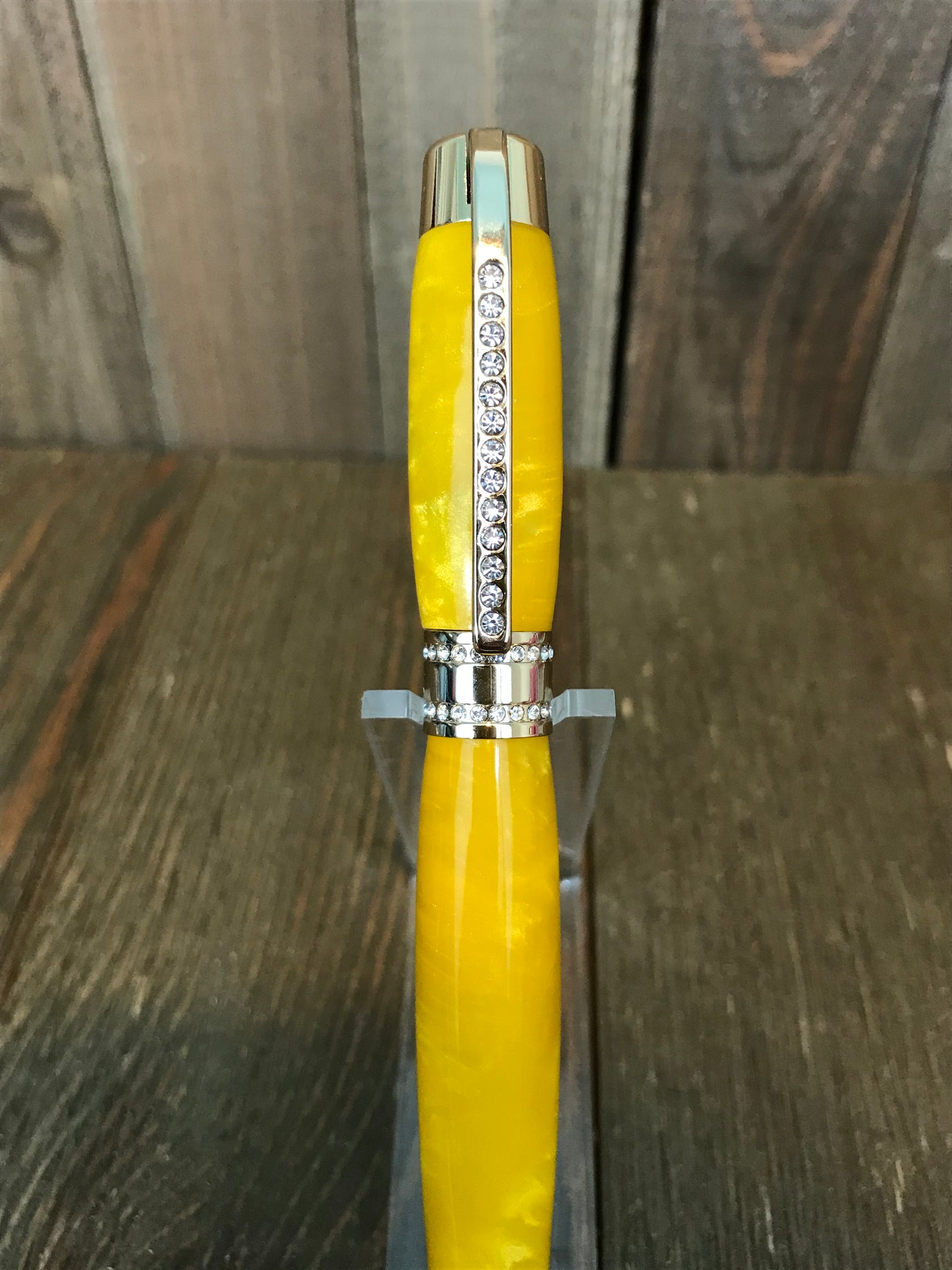 Princess Pen - Yellow with Gold trim