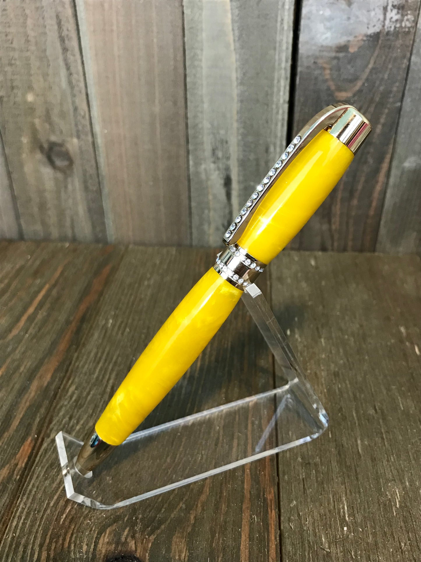 Princess Pen - Yellow with Gold trim